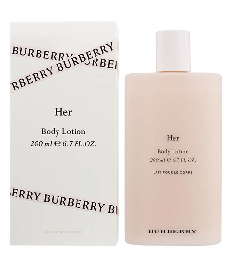 burberry 6.7 oz body lotion|Burberry her body lotion 75ml.